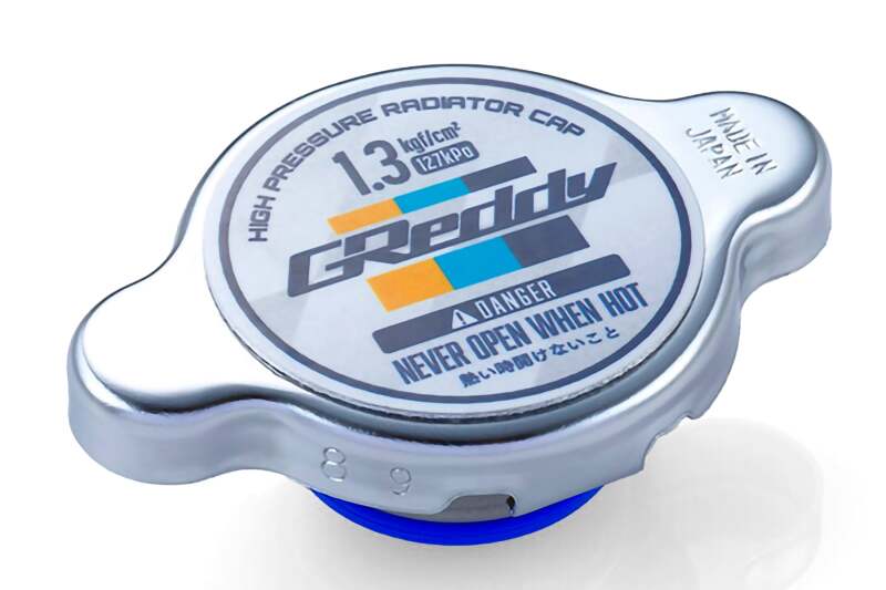 GReddy Type-S 1.3 Radiator Cap Most Nissan / Subaru / Mazda / Mitsubishi / Some Toyota - Brushed Radiator Caps GReddy