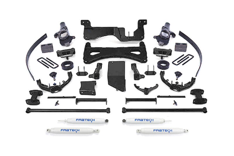 Fabtech 07-08 GM C/K2500HD 8in Perf Sys w/Perf Shks Lift Kits Fabtech