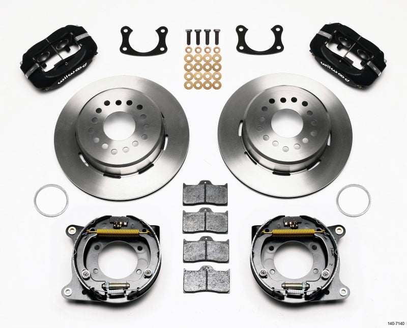Wilwood Forged Dynalite P/S Park Brake Kit New Big Ford 2.50in Offset Big Brake Kits Wilwood