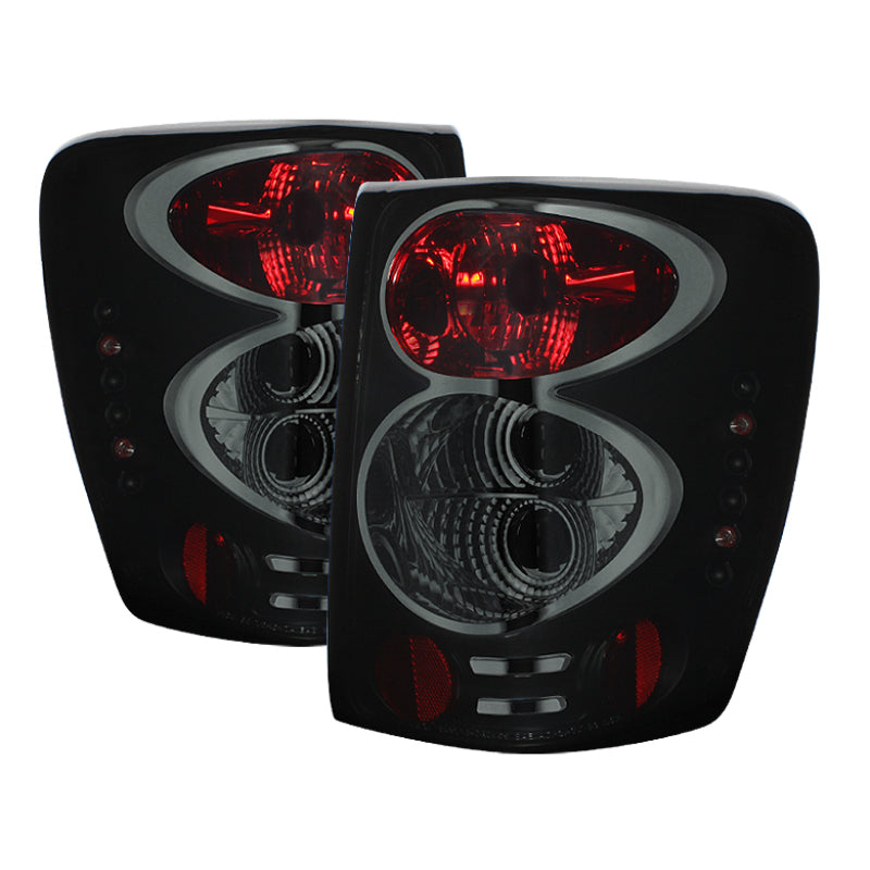 Spyder Jeep Grand Cherokee 99-04 Euro Style Tail Lights Black Smoke ALT-YD-JGC99-BSM Tail Lights SPYDER