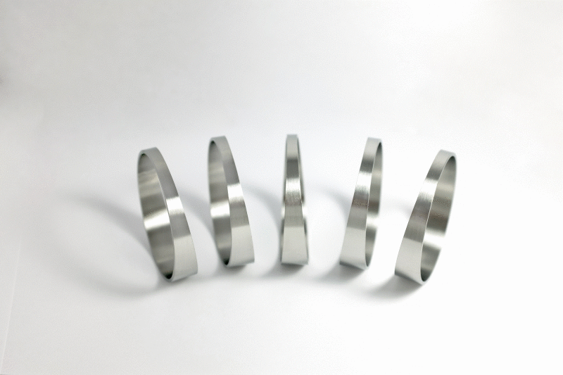 Stainless Bros 1-3/8in x 1D/1.38in CLR Tight Radius 16 Gauge Pie Cut - 5pk Steel Tubing Stainless Bros