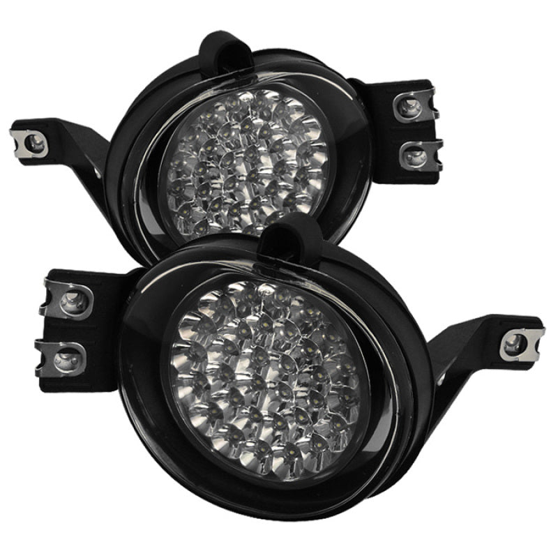 Spyder Dodge Ram 02-08/Durango 04-06 LED Fog Lights w/Switch Clear FL-LED-DRAM02-C Fog Lights SPYDER