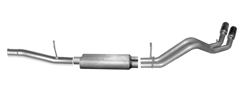Gibson 15-18 Chevrolet Silverado 1500 LS 5.3L 3in/2.25in Cat-Back Dual Sport Exhaust - Aluminized Catback Gibson