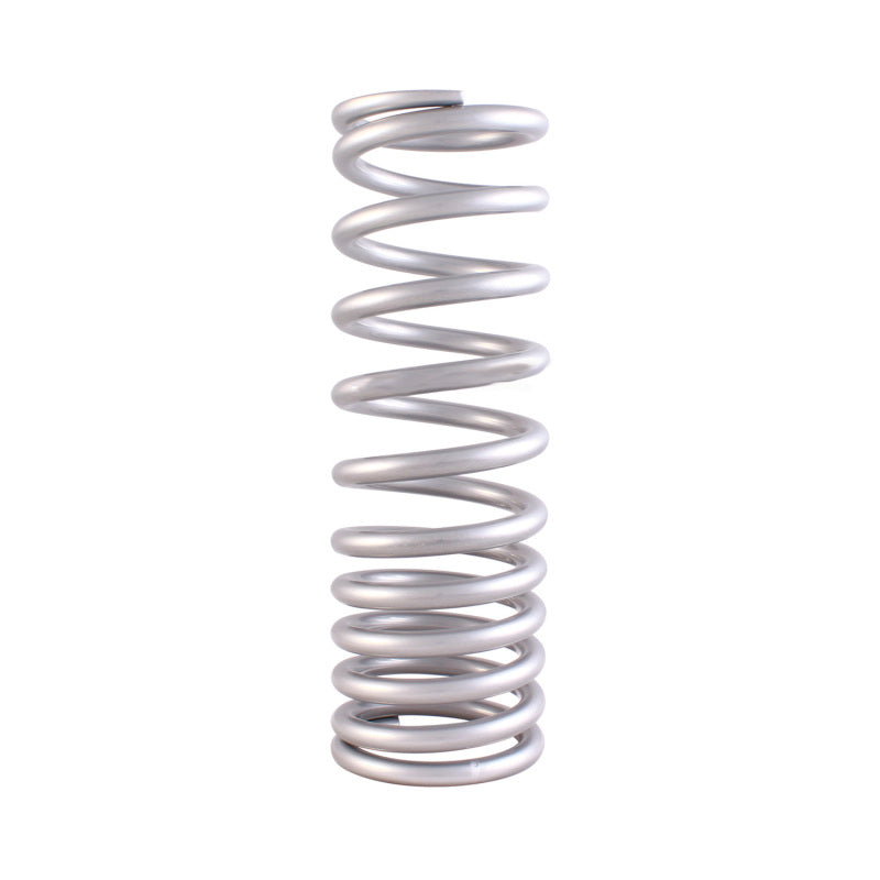 QA1 2-1/2in ID Variable Rate High Travel Spring - 10in Length x 140/250lbs/in - Silver Powder Coated Coilover Springs QA1