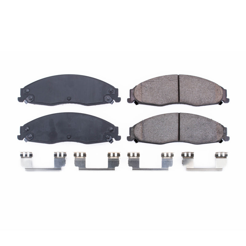 Power Stop 03-07 Cadillac CTS Front Z17 Evolution Ceramic Brake Pads w/Hardware Brake Pads - OE PowerStop