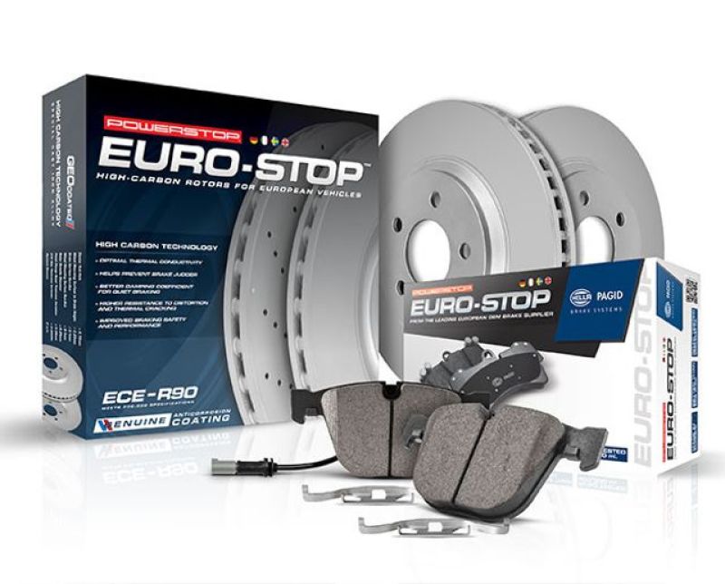 Power Stop 07-09 Mercedes-Benz E350 Front Euro-Stop Brake Kit Brake Kits - OE PowerStop