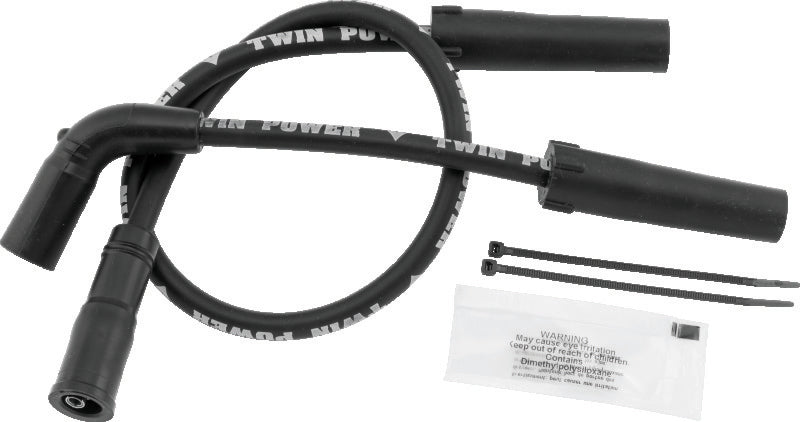 Twin Power 99-06 FLH FLT With Carb 07-Up XL Black Ignition Wire Set Spark Plug Wire Sets TwinPower