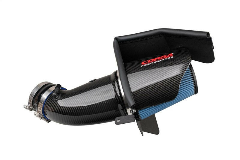 Corsa 19-23 Dodge Challenger SRT/Hellcat/Redeye/Demon Carbon Fiber Intake w/ MaxFlow Oiled Filter Cold Air Intakes CORSA Performance