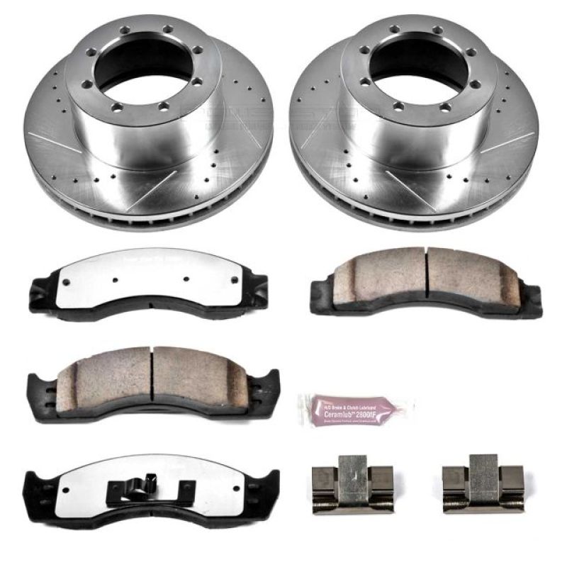 Power Stop 00-02 Ford E-450 Super Duty Rear Z36 Truck & Tow Brake Kit Brake Kits - Performance D&S PowerStop