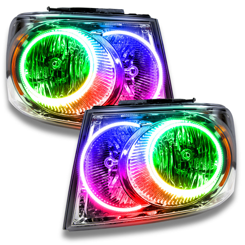 Oracle 07-09 Dodge Durango SMD HL - Chrome - ColorSHIFT w/o Controller Headlights ORACLE Lighting