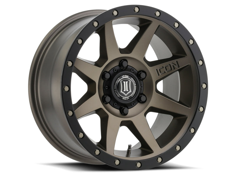ICON Rebound 17x8.5 6x5.5 25mm Offset 5.75in BS 95.1mm Bore Bronze Wheel Wheels - Cast ICON