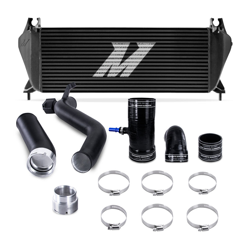 Mishimoto 19+ Ford Ranger 2.3L EcoBoost Intercooler Kit - Black + MWBK Pipes Intercooler Kits Mishimoto
