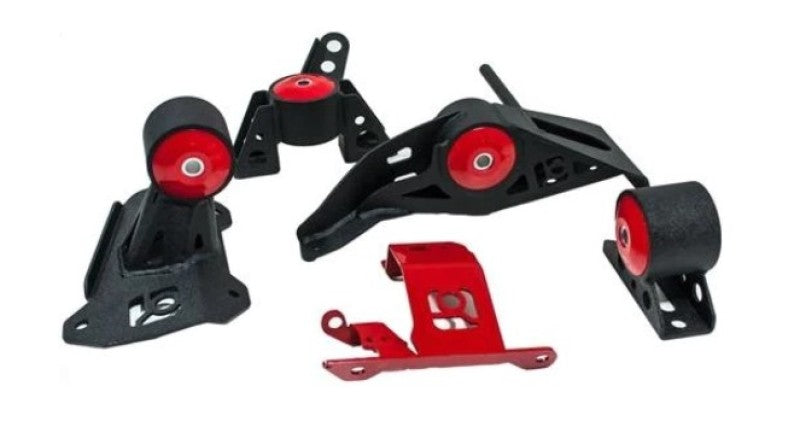 Innovative 12-15 Lotus EXIGE V6 Black Steel Mounts 85A Bushings Engine Mounts Innovative Mounts