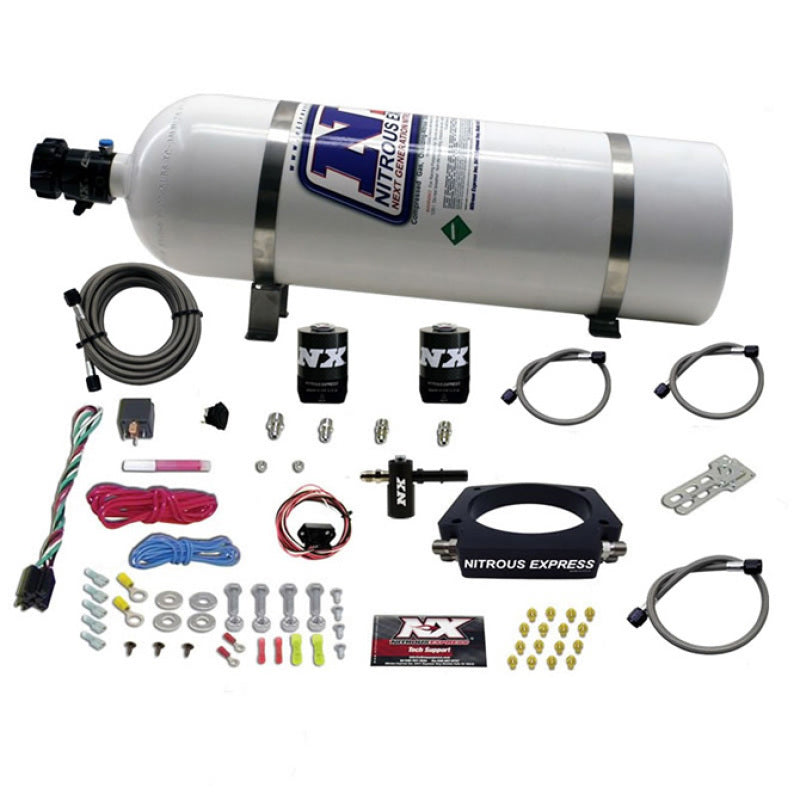 Nitrous Express 2014+ Chevrolet Corvette C7 Nitrous Plate Kit (50-300HP) w/15lb Bottle Nitrous Systems Nitrous Express