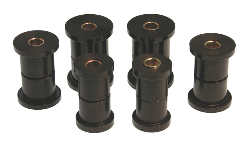 Prothane 81-87 GM K30 Rear Spring & Shackle Bushings (w/ 1 3/8in OD Frame Shackle Bush) - Black Bushing Kits Prothane
