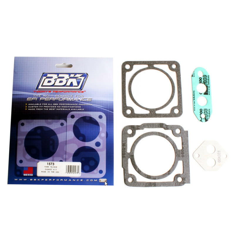 BBK 86-93 Mustang 5.0 75mm Throttle Body Gasket Kit Air Intake Components BBK