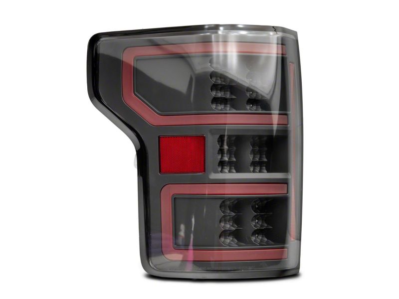 Raxiom 18-20 Ford F-150 Axial Series LED Tail Lights w/ SEQL Turn Signals- Blk Housing (Clear Lens) Tail Lights Raxiom