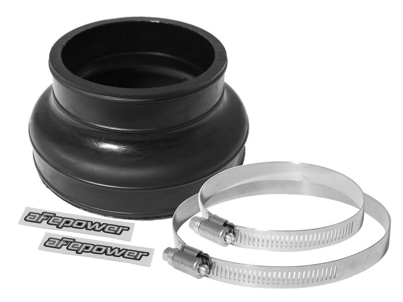 aFe Magnum FORCE Intake Coupling Kit (4 IN to 3 IN ID x 2-1/3 IN L) Straight Reducer - Black Air Intake Components aFe