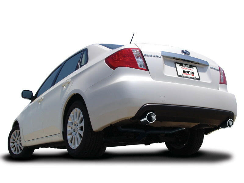 Borla 08-10 Subaru Impreza 2.5i Sedan 4DR SS Catback Exhaust Catback Borla