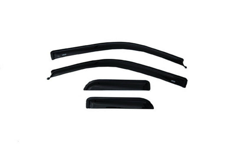 AVS 04-14 Ford F-150 Supercab Ventvisor Outside Mount Window Deflectors 4pc - Smoke Wind Deflectors AVS