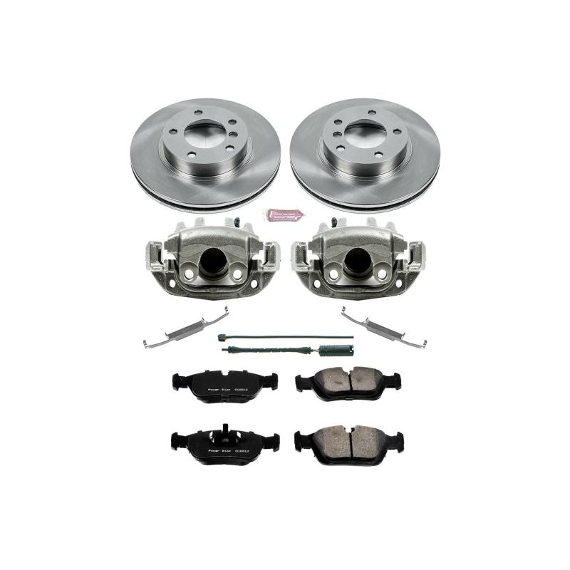 Power Stop 92-98 BMW 318i Front Autospecialty Brake Kit w/Calipers Brake Kits - OE PowerStop