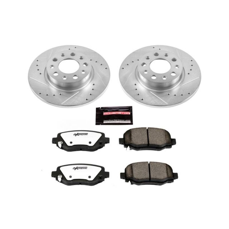 Power Stop 16-18 Fiat 500X Rear Z36 Truck & Tow Brake Kit Brake Kits - Performance D&S PowerStop