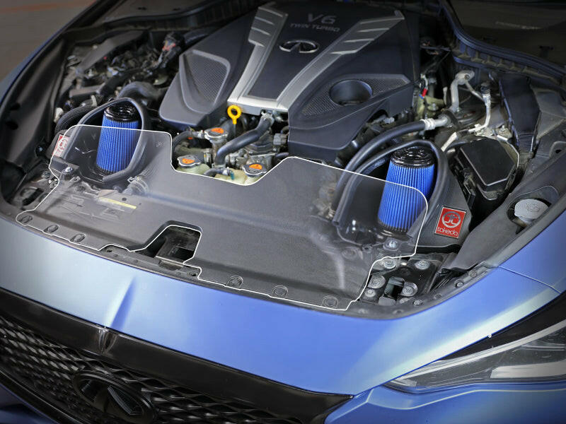 aFe Takeda Stage-2 Pro 5R Cold Air Intake System 16-19 Infinity Q50/Q60 V6-3.0L (tt) Cold Air Intakes aFe