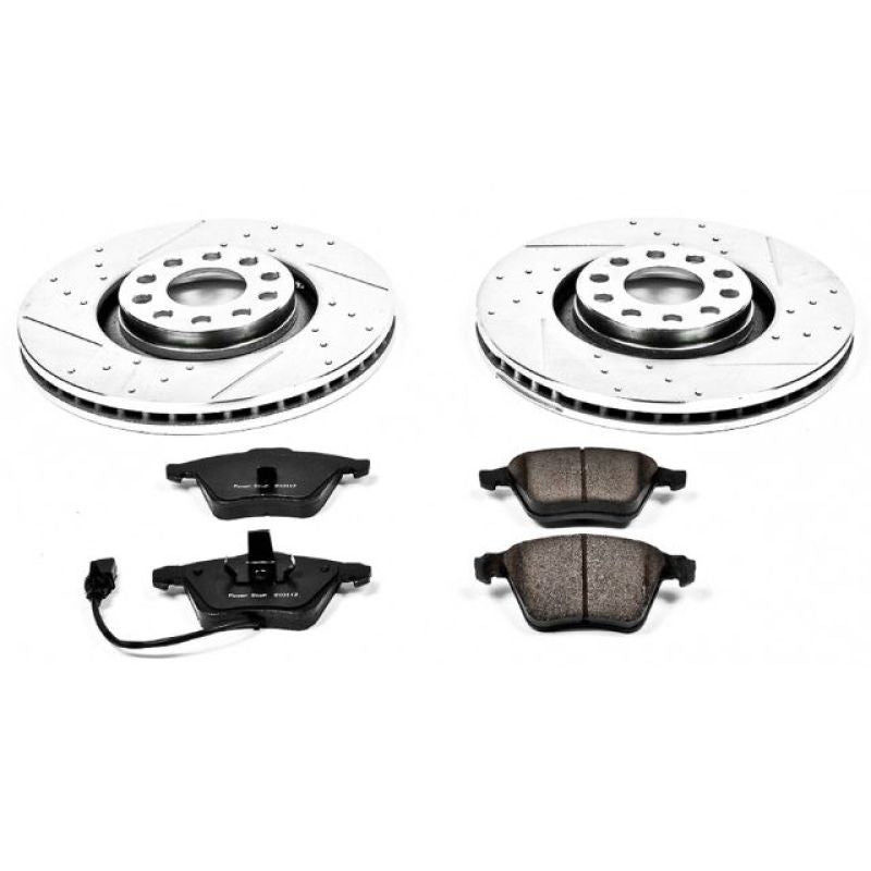 Power Stop 02-04 Audi A6 Quattro Front Z23 Evolution Sport Brake Kit Brake Kits - Performance D&S PowerStop