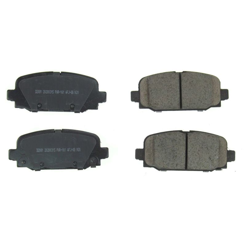 Power Stop 18-19 Jeep Compass Rear Z16 Evolution Ceramic Brake Pads Brake Pads - OE PowerStop