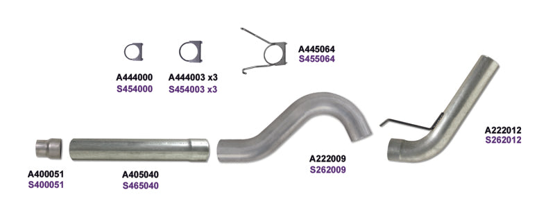 Diamond Eye 5in DPF-BACK AL 2013 DODGE 6.7L CUMMINS DPF Back Diamond Eye Performance