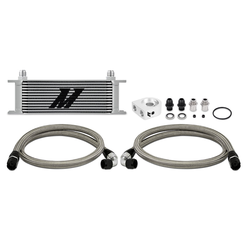 Mishimoto Universal 13 Row Oil Cooler Kit (Silver) Oil Coolers Mishimoto