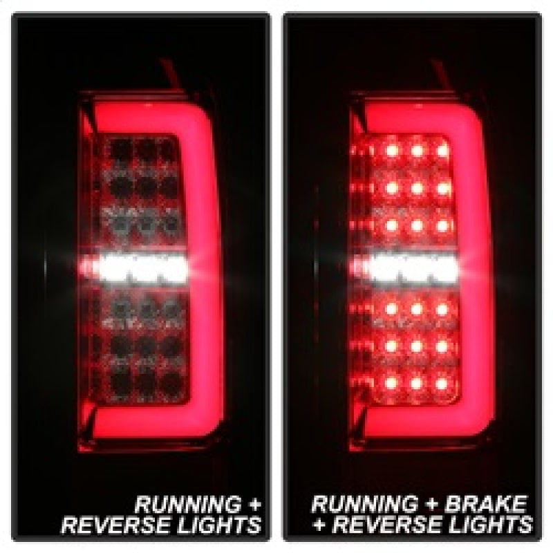 Spyder Chevy Colorado 2015-2017 Light Bar LED Tail Lights - Red Clear ALT-YD-CCO15-LED-RC Tail Lights SPYDER