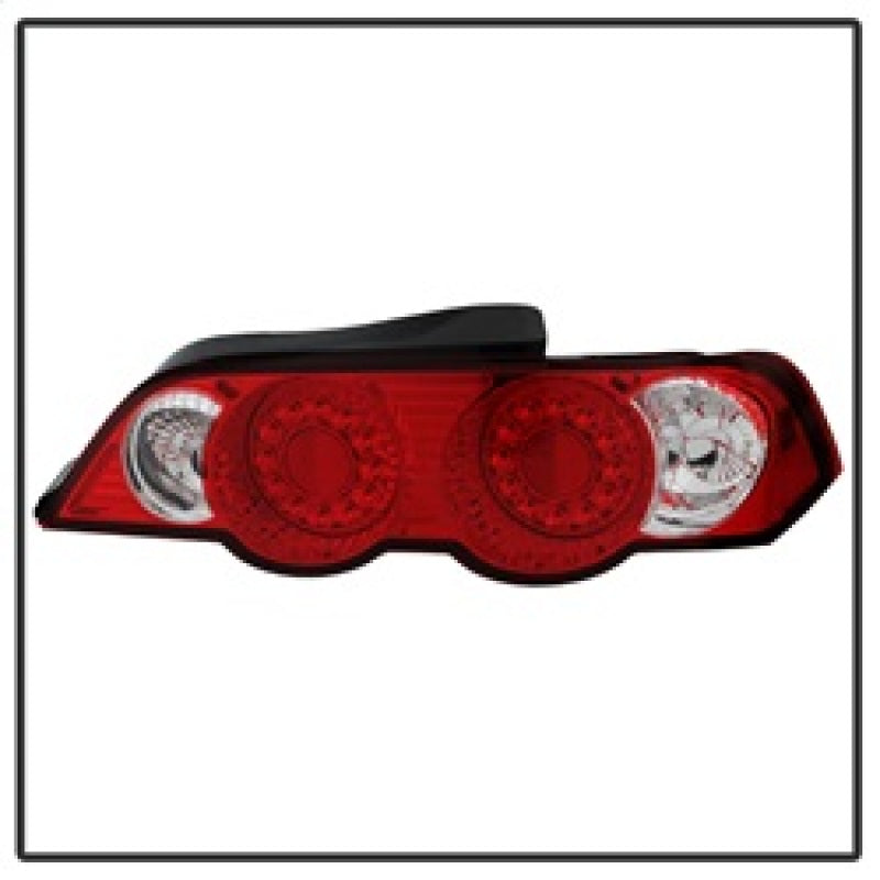 Spyder Acura RSX 02-04 LED Tail Lights Red Clear ALT-YD-ARSX02-LED-RC Tail Lights SPYDER