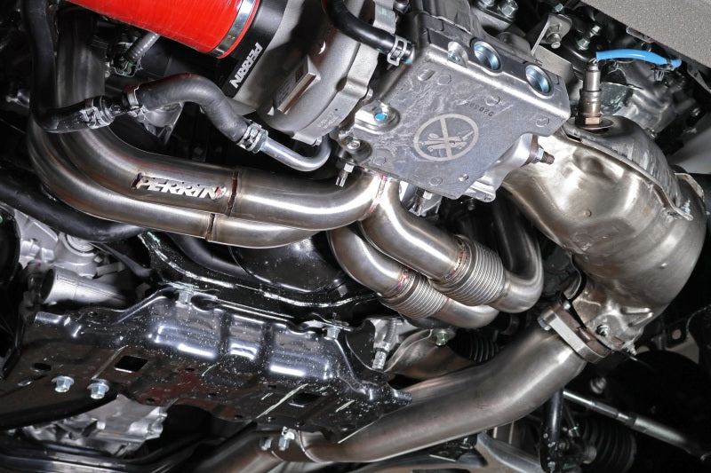 PERRIN 22-26 Subaru WRX / 20-25 OBXT & LXT / 19-25 Ascent Equal Length Header - Brushed SS Headers & Manifolds Perrin Performance