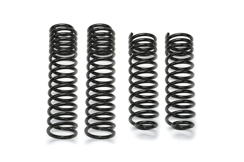 Fabtech 07-18 Jeep JK 4WD 4-Door 5in Front & Rear Long Travel Coil Spring Kit Lift Springs Fabtech