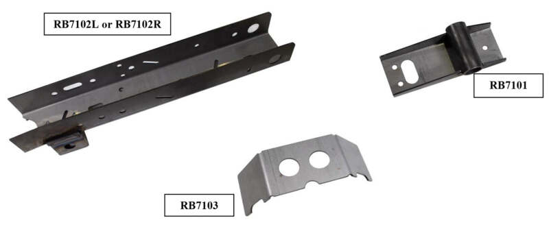 Rust Buster 95-04 Toyota Tacoma Rear Framce Section - Right Side Frames RustBuster