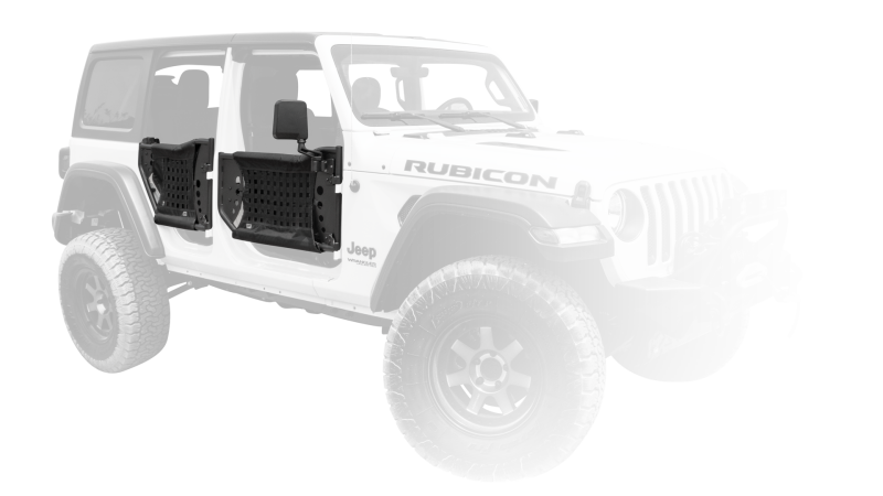 Body Armor 4x4 2018+ Jeep Wrangler JL and Gladiator JT Trail Doors Rear Pair Doors Body Armor 4x4