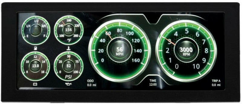 Autometer InVision Digital Instrument Display Color LCD Including Panel Mount - Universal Performance Monitors AutoMeter