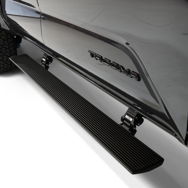 Westin 2024 Toyota Tacoma Double Cab Pro-E Electric Running Boards - Textured Black Running Boards Westin