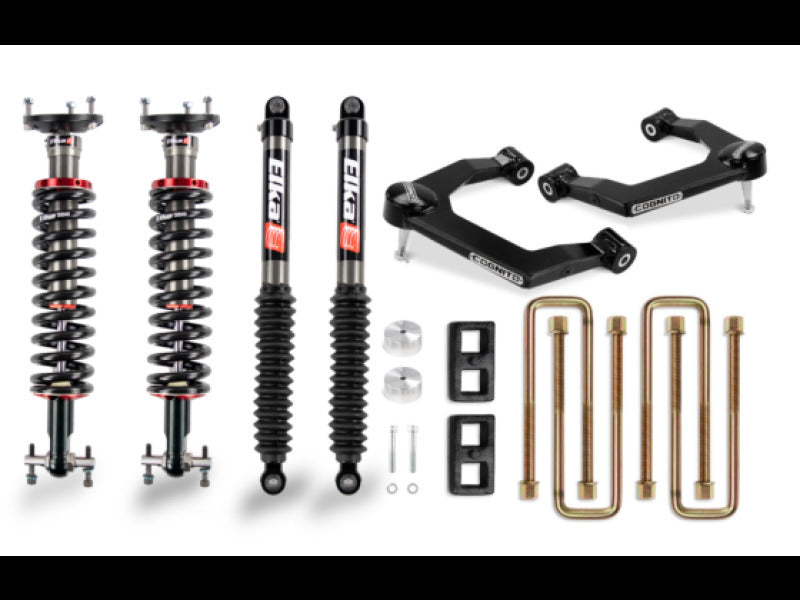 Cognito 19-24 Chevy/GMC Silv/Sierra 1500 2WD/4WD 3in Perf Leveling Lift Kit w/ Elka 2.0 IFP Shocks Leveling Kits Cognito