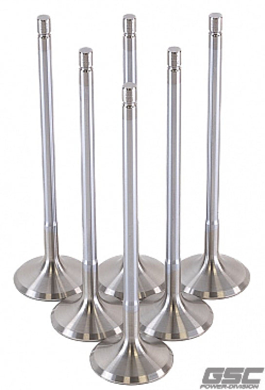 GSC P-D Toyota G16E-GTS 32mm Head (STD) Chrome Polished Exhaust Valve - Set of 6 Valves GSC Power Division