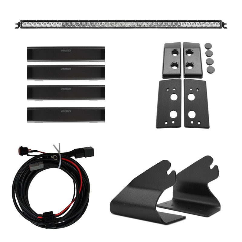 Rigid Industries 2021 Ford Bronco Roof Line Light Kit (Incl. SR spot/flood Combo Bar) Light Mounts Rigid Industries