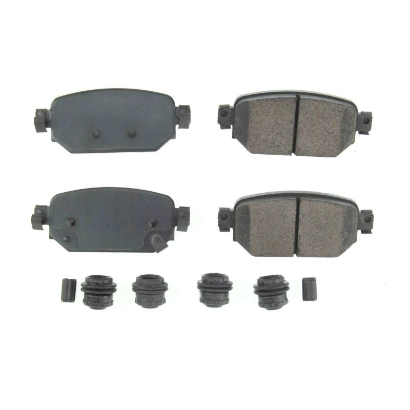 Power Stop 17-18 Mazda 3 Rear Z17 Evolution Ceramic Brake Pads w/Hardware Brake Pads - OE PowerStop