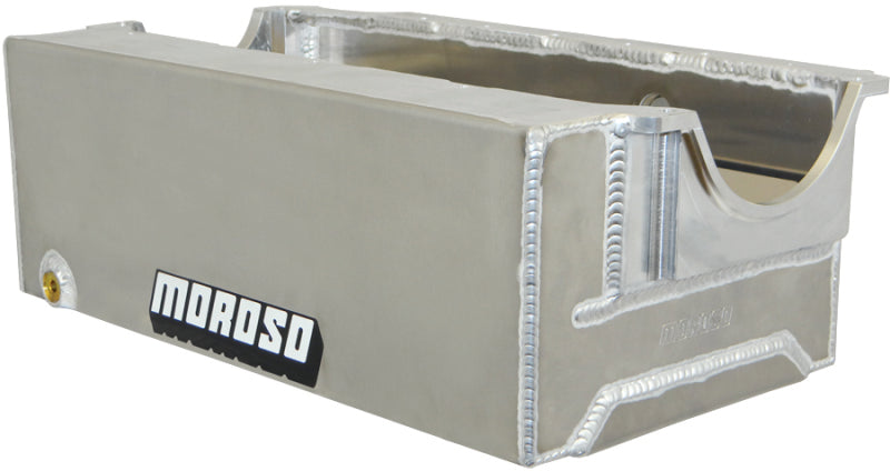 Moroso Pre-85 Chevrolet Small Block (w/No Cross Member) Wet Sump 9.5qt 7.25in Aluminum Oil Pan Oil Pans Moroso