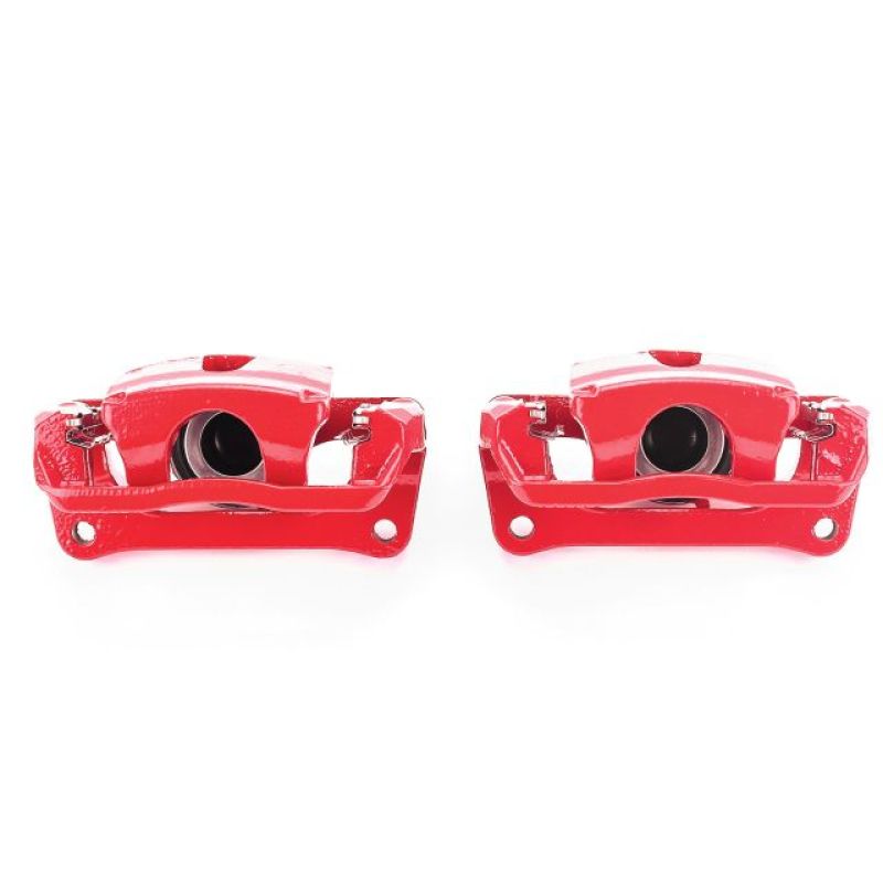 Power Stop 12-17 Ford F-150 Rear Red Calipers w/Brackets - Pair Brake Calipers - Perf PowerStop
