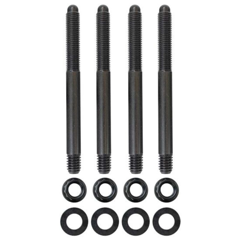Moroso 5/16in-24 x 3.5in Long 12-Point Nuts Carburetor Stud Kit Fittings Moroso