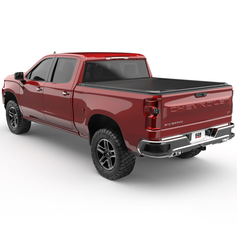 EGR RollTrac Manual Retractable Bed Cover Chevy 1500 Short Box Bed Covers - Folding EGR