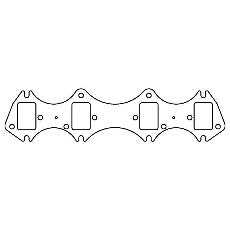 Cometic Ford Gen-1 FE V8 .030in MLS Exhaust Manifold Gasket Set - 1.560in x 2.310in Rectangle Port Exhaust Gaskets Cometic Gasket