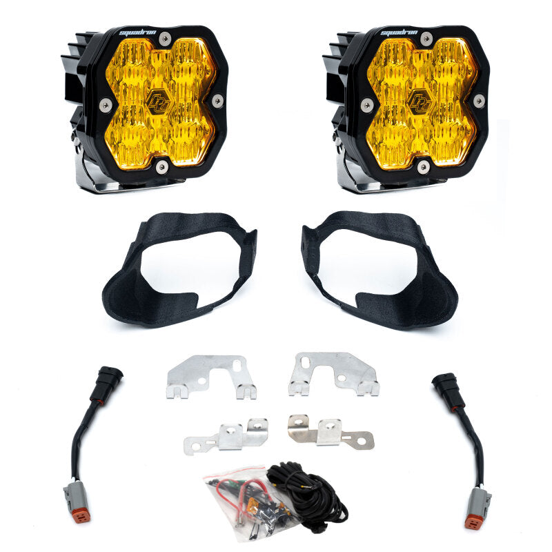 Baja Designs 19-24 Mercedes Sprinter 1500/2500/3500 Squadron Sport 2.0 Fog Pkt Kit (WC) - Baja Amber Fog Lights Baja Designs