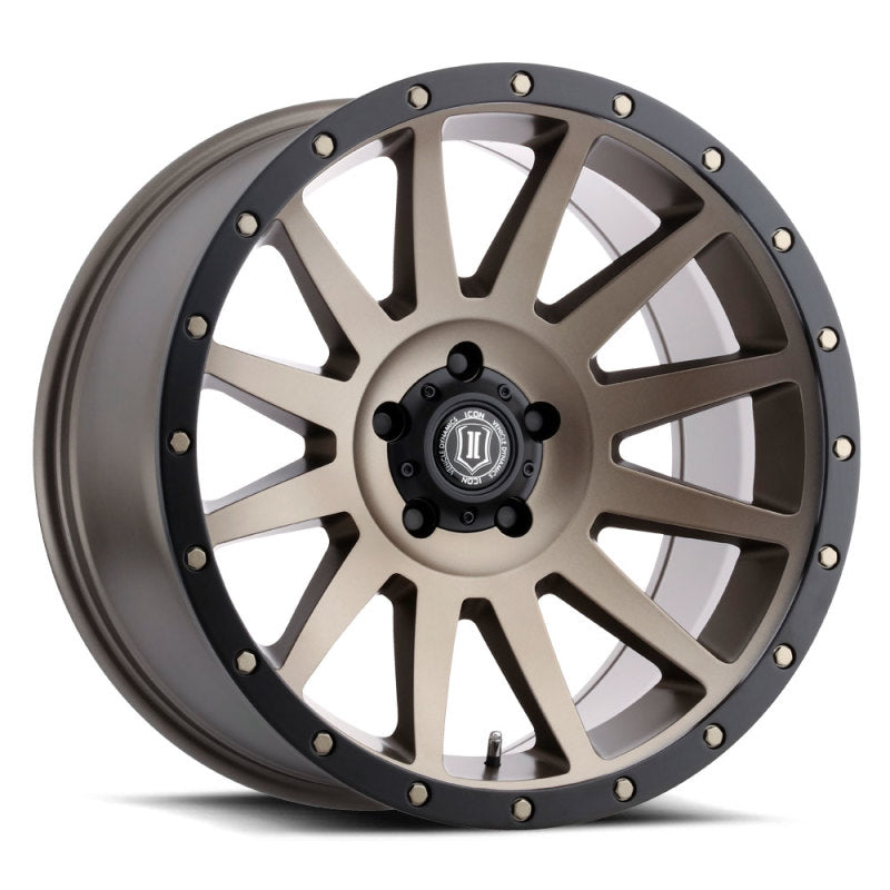 ICON Compression 20x10 6x5.5 -19mm 4.75in BS 106.10mm Bore Bronze Wheel Wheels - Cast ICON